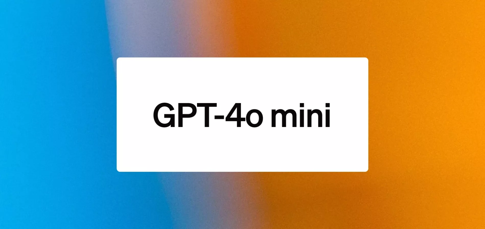 OpenAI представила упрощенную ИИ-модель GPT-4o mini